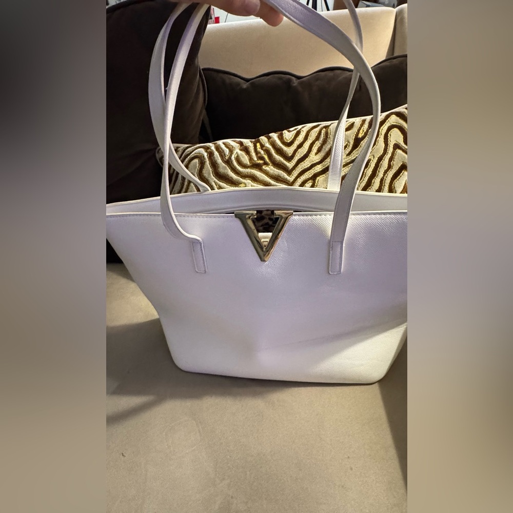 Crossi Elegant White Tote Bag